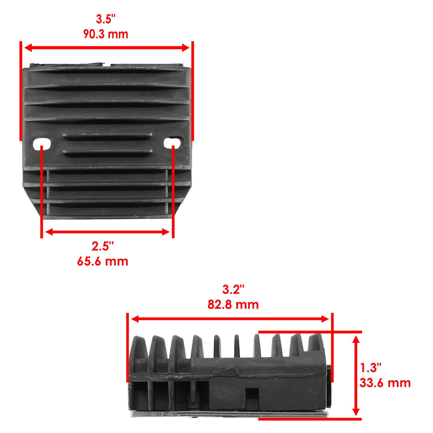 Caltric Regulator Rectifier for Triumph T1300823 Regulator Motorcycle