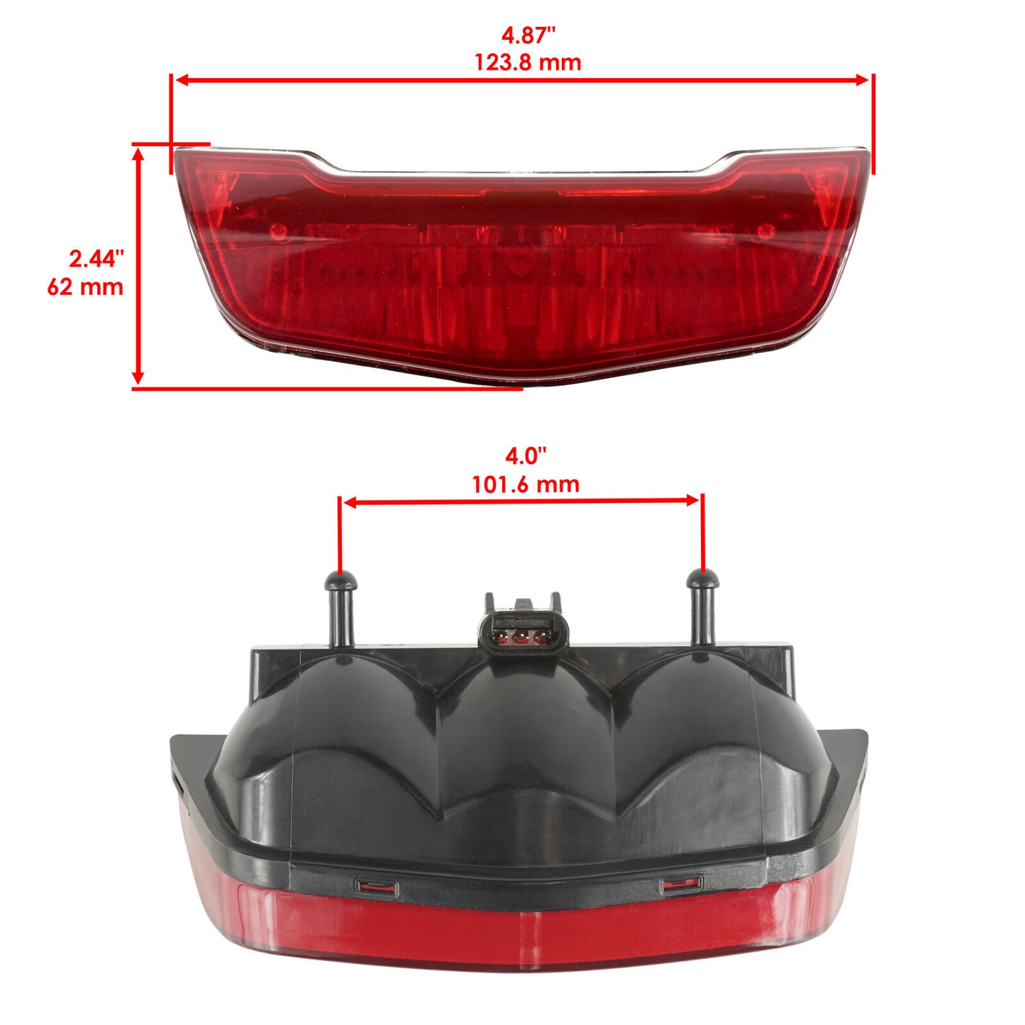 Rear Brake Taillight Assembly for Honda TRX420FE TRX420FM Rancher 420 4x4 07-13