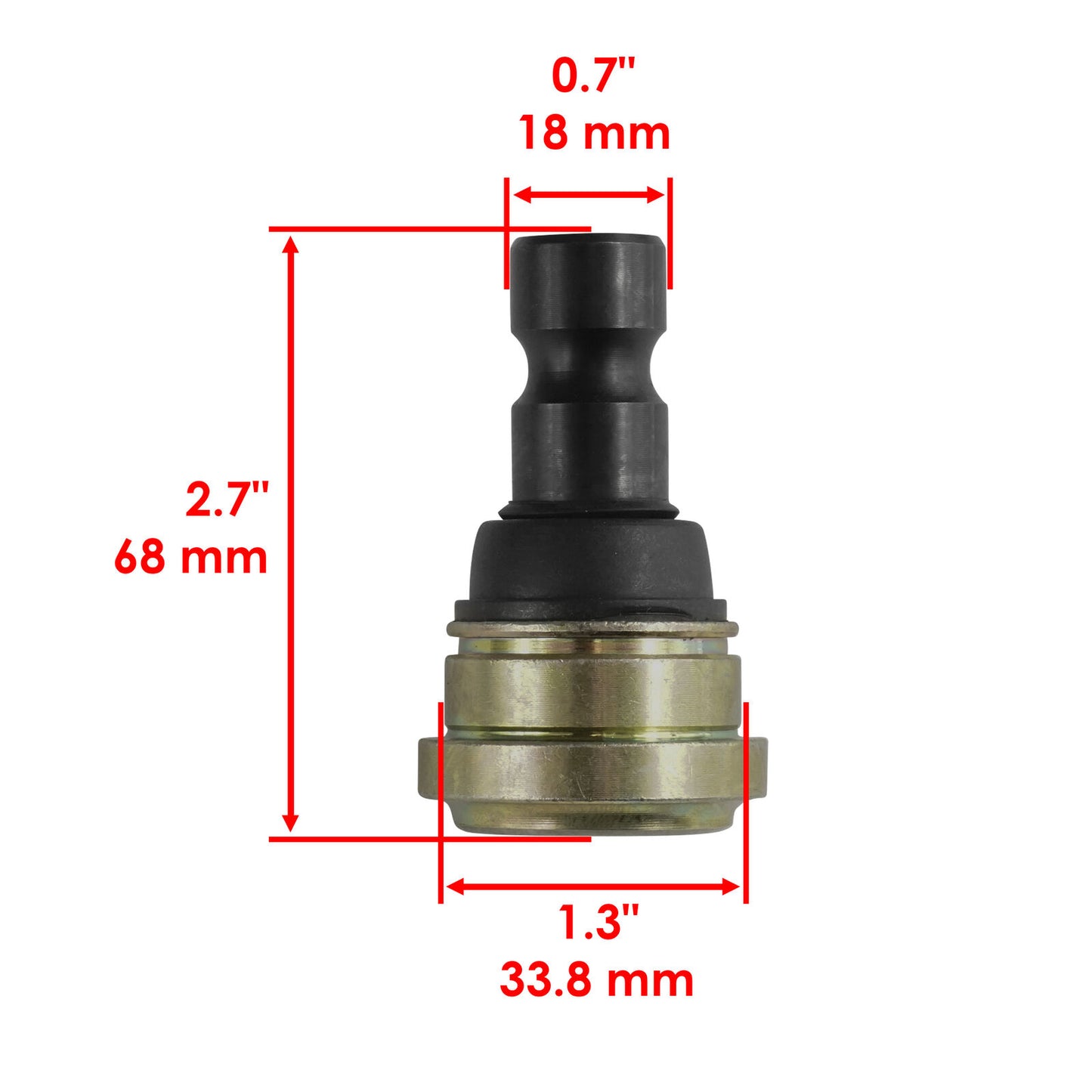 4 Front Suspension Lower or Upper Ball Joint For Polaris RZR XP 1000 2014-2024