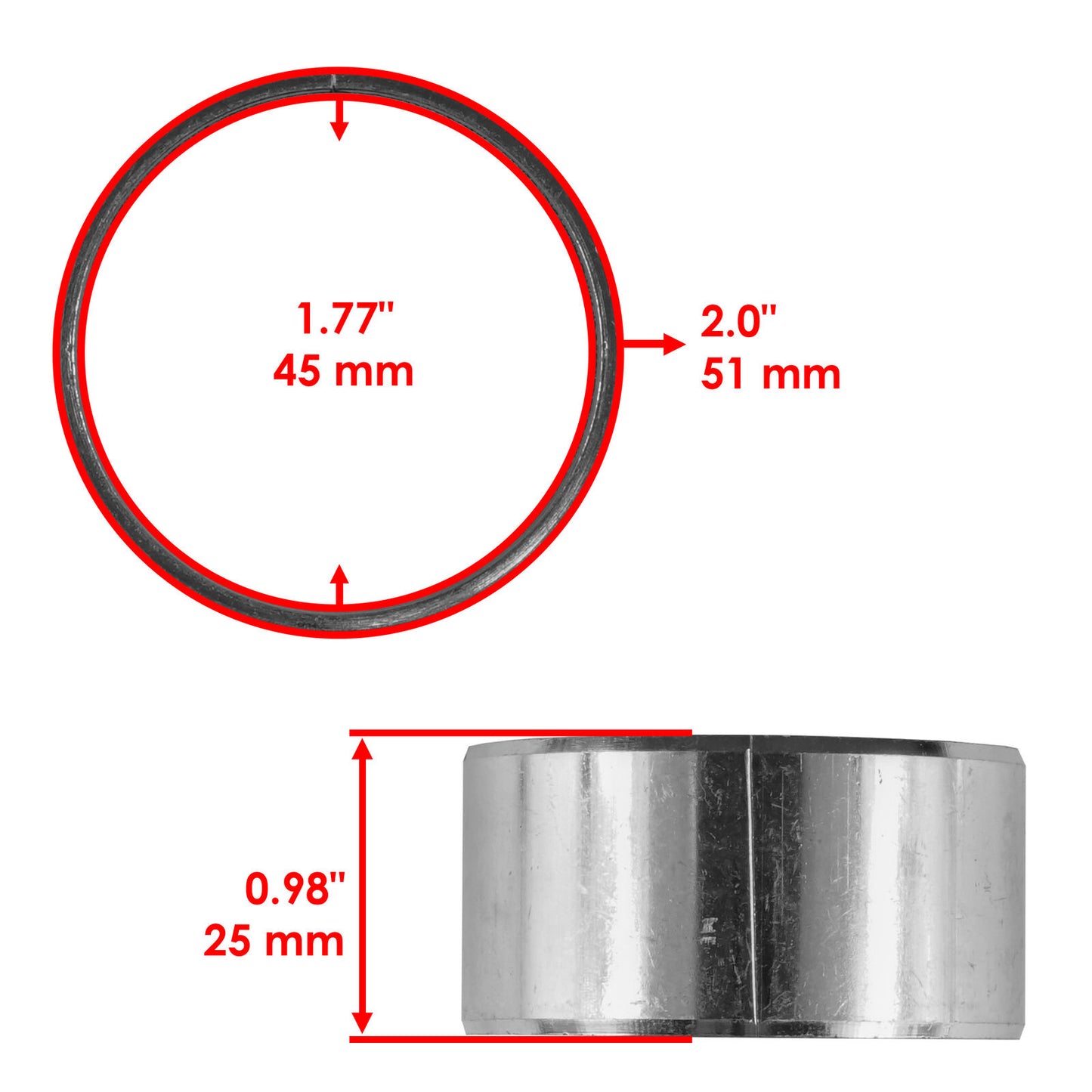 Primary Clutch Bearing Bushing for Polaris RZR S 800 EFI 2010 2011 2012-2014