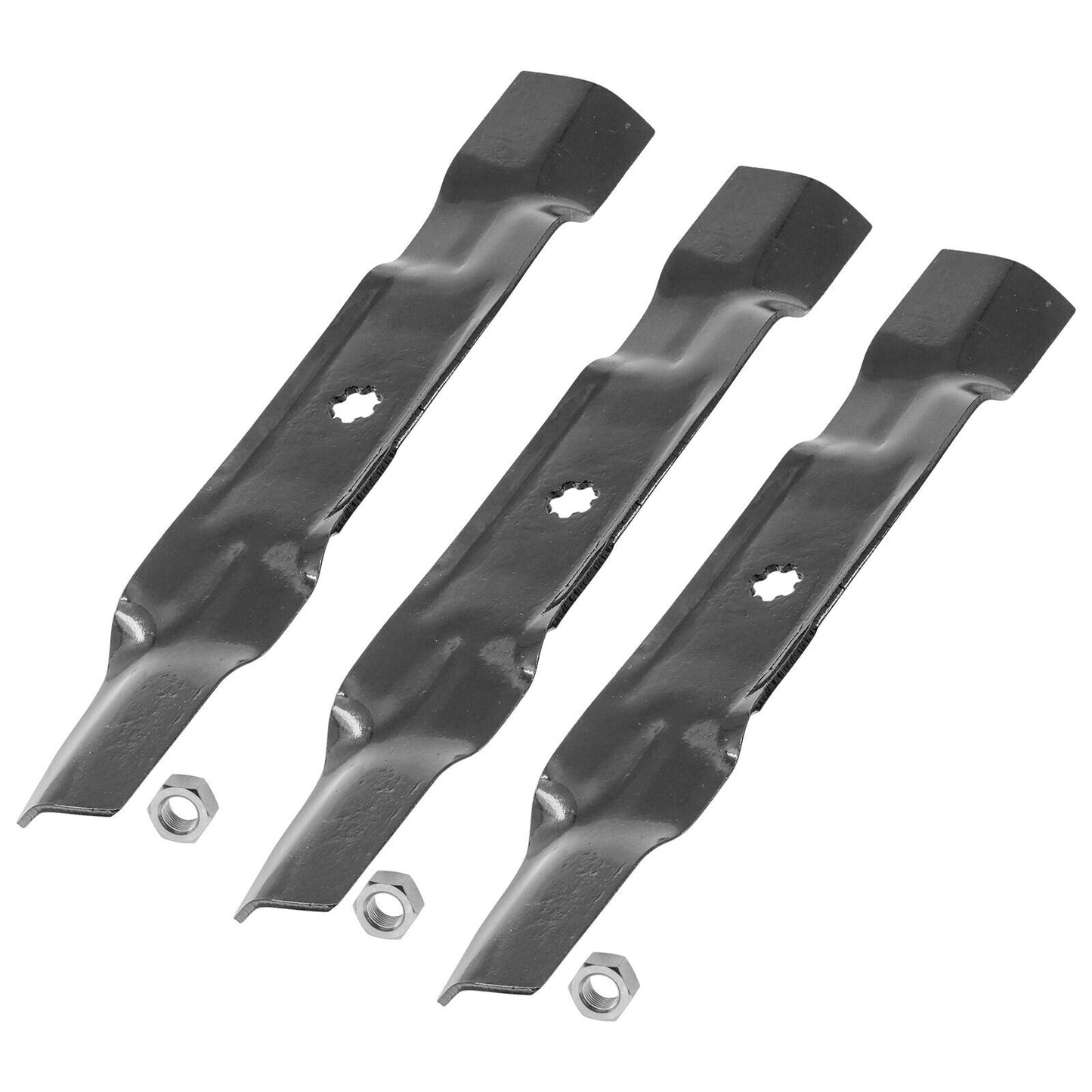 Caltric Deck Blade w/Nut For John Deere E140 E150 E160 E170 E180 48" 54" Tractor