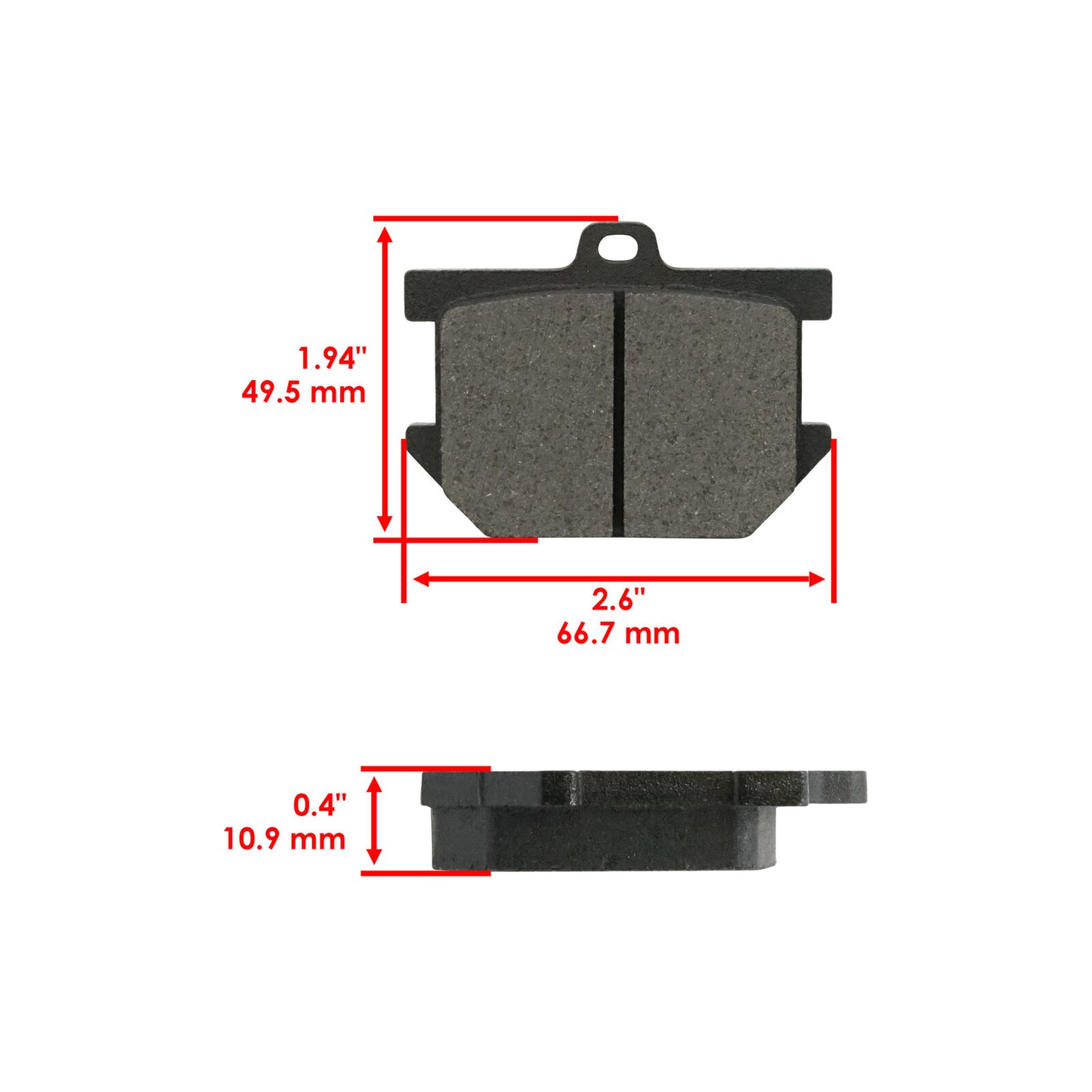 Front Brake Pads for Yamaha XS650 Heritage 1978-1983 Front Brake Pads