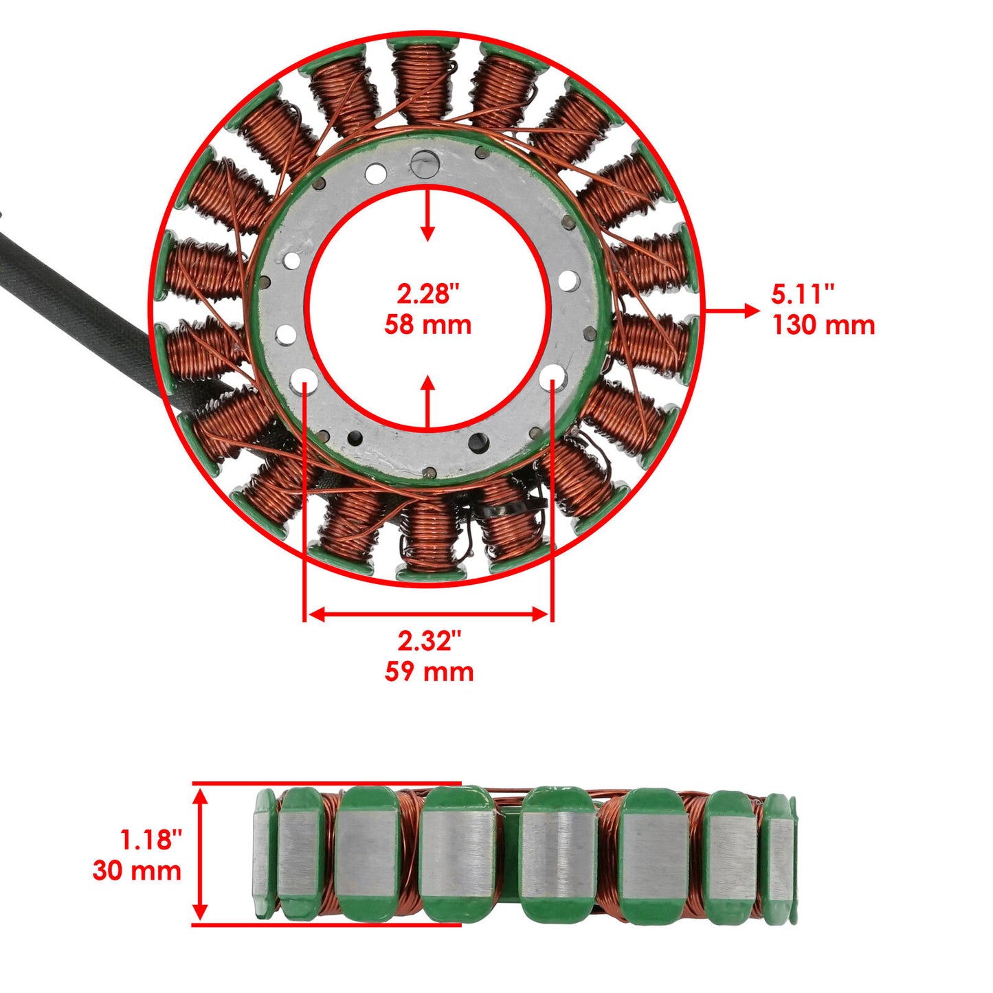 Stator & Gasket for Kawasaki Vulcan 1600 Mean Streak VN1600 2004-2008