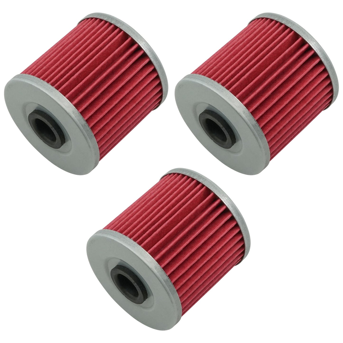 3 Pack Oil Filter for Kawasaki Bayou 300 KLF300 KLF-300 KLF 300 2X4 4X4 1986-04