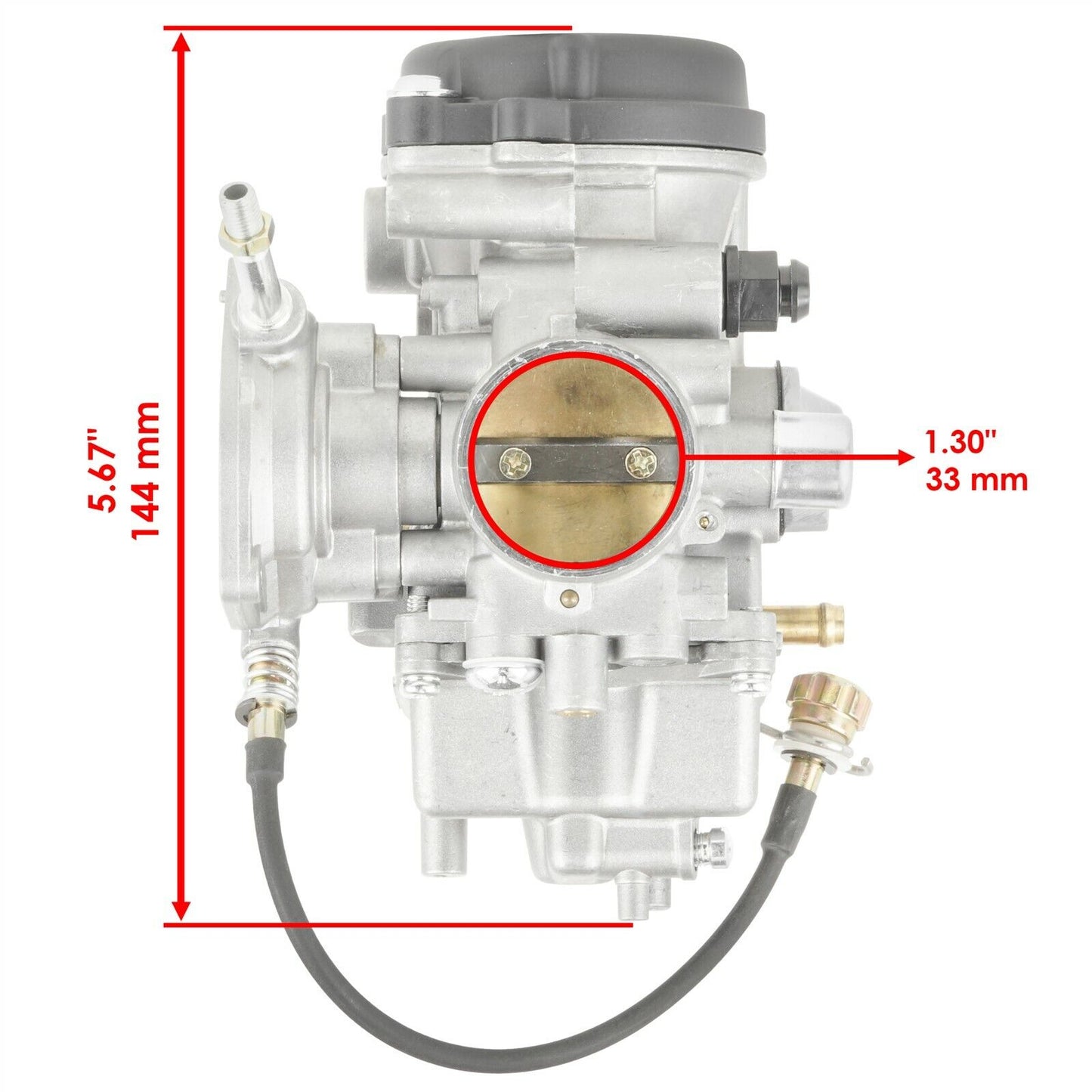 Carburetor and Intake Boot Joint fits Yamaha Kodiak 400 YFM400 2x4 4x4 2000-2006