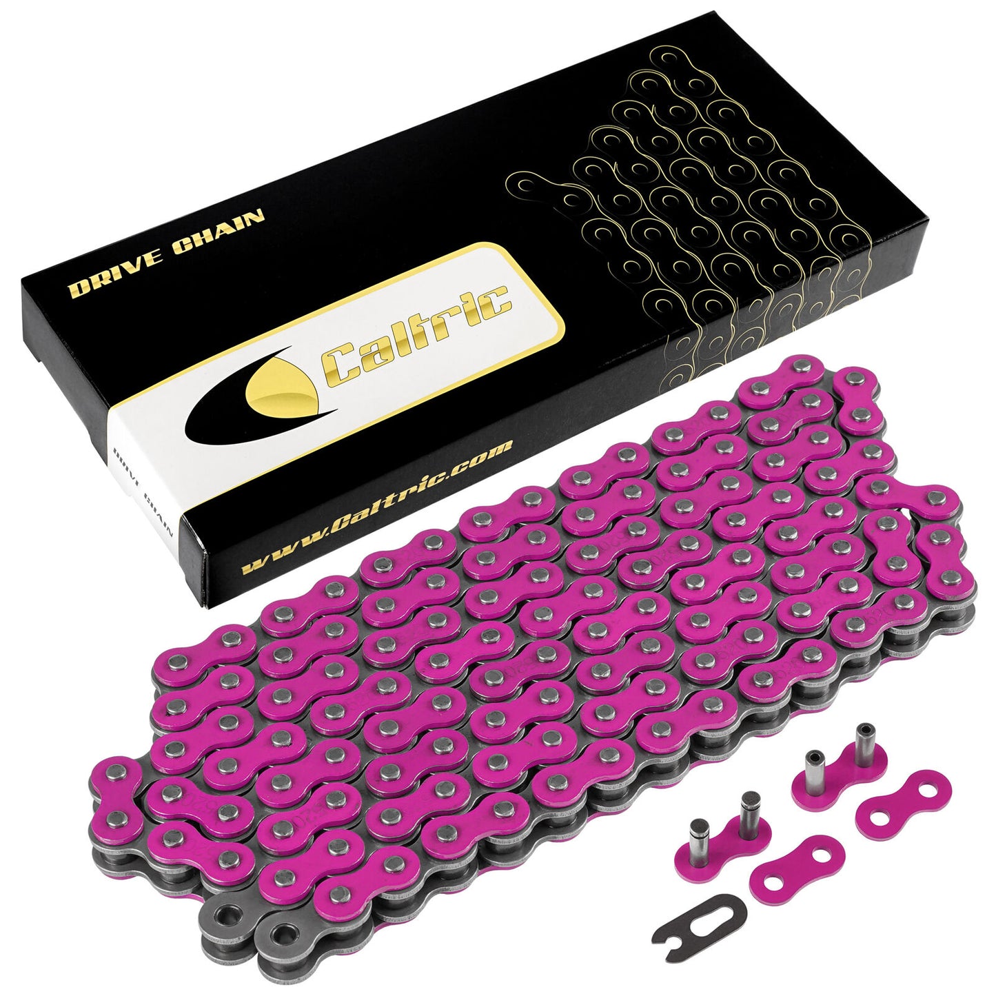 520 X 120 Links Motorcycle Atv Drive Chain 520-Pitch 120-Links Pink