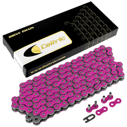 520 X 120 Links Motorcycle Atv Drive Chain 520-Pitch 120-Links Pink