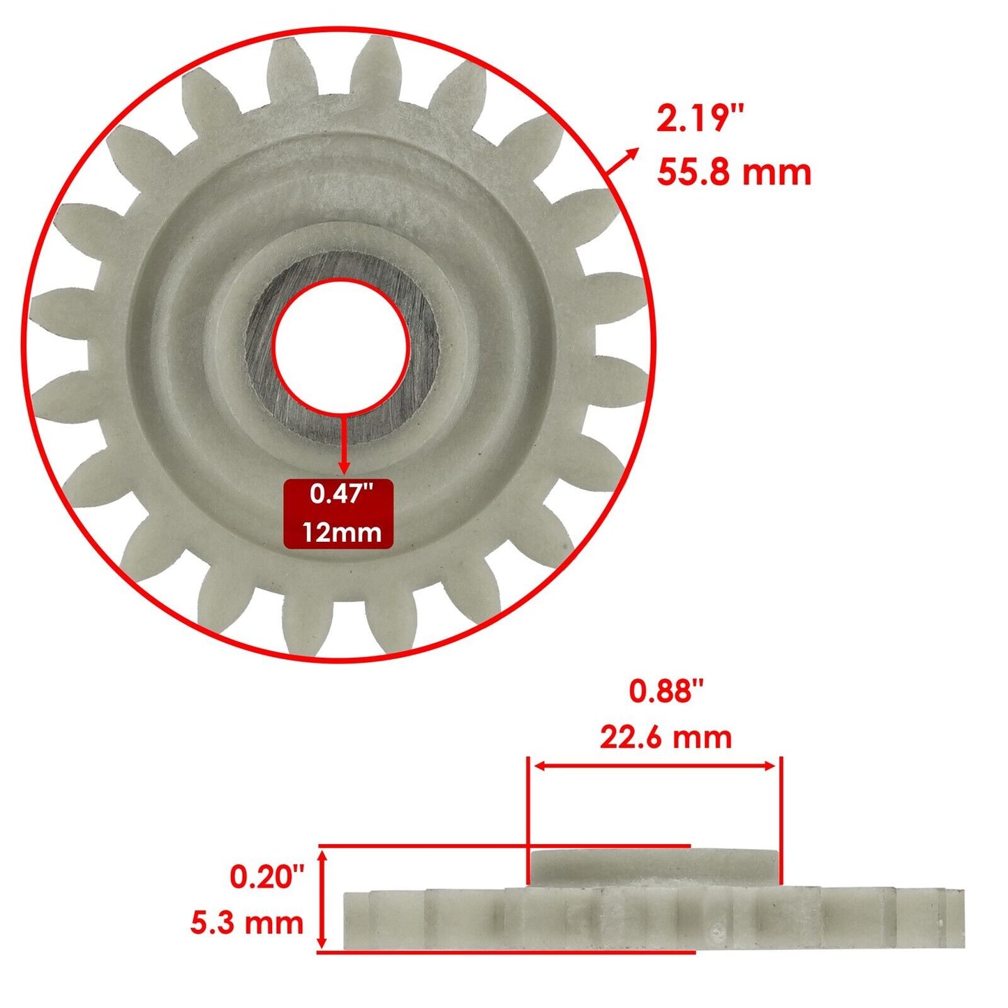 Engine Oil Pump Idle Gear for Suzuki 16321-29F00