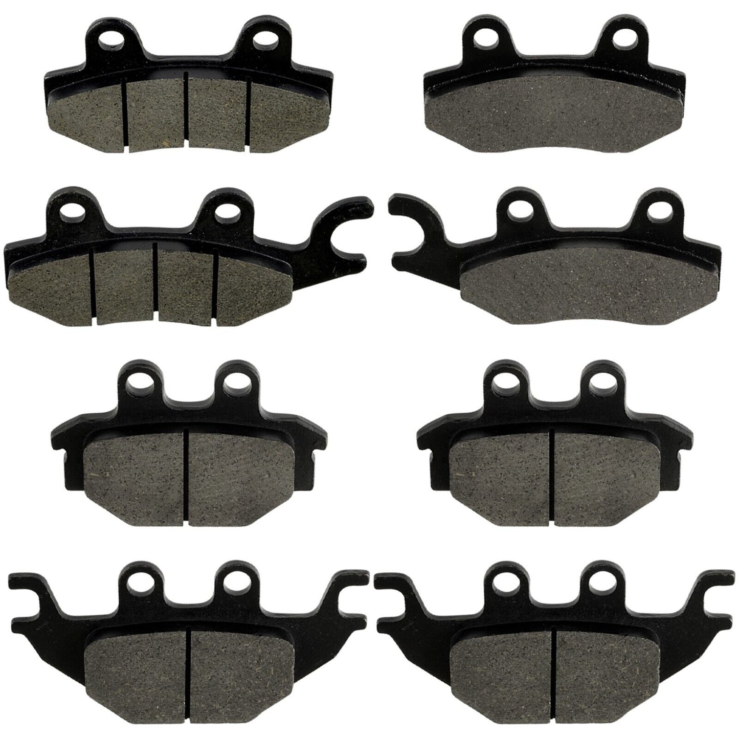 Front Rear Brake Pads for Kawasaki Mule Pro-Fx Pro-Fxt KAF820 2015-2016