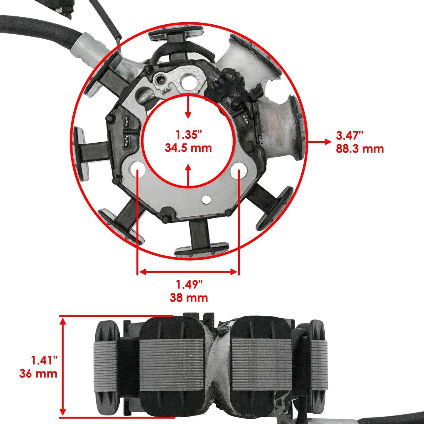 Alternator Stator for Honda CRF150F CRF150 F 2003 2004 2005 Magneto