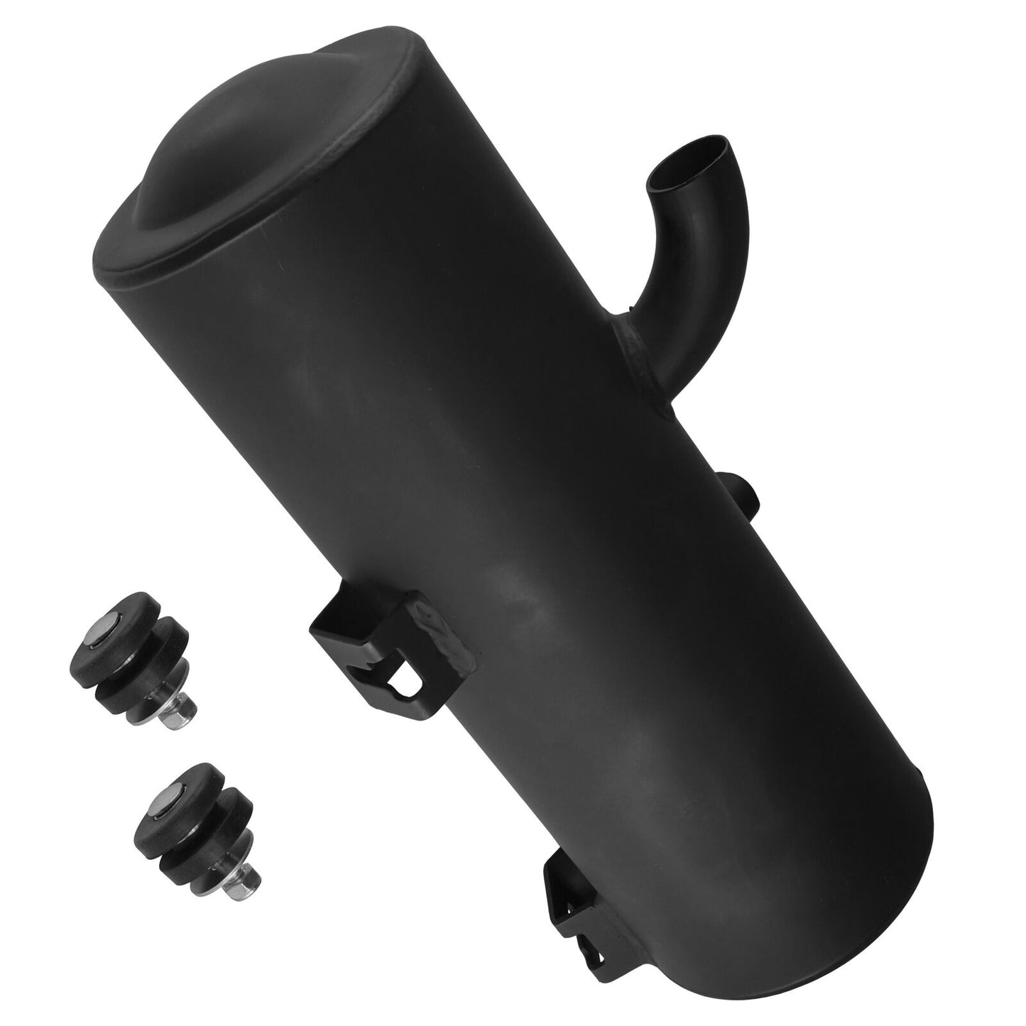 1261270-489  1261270-029 Exhaust Muffler Silencer For Polaris ATV Black Weld