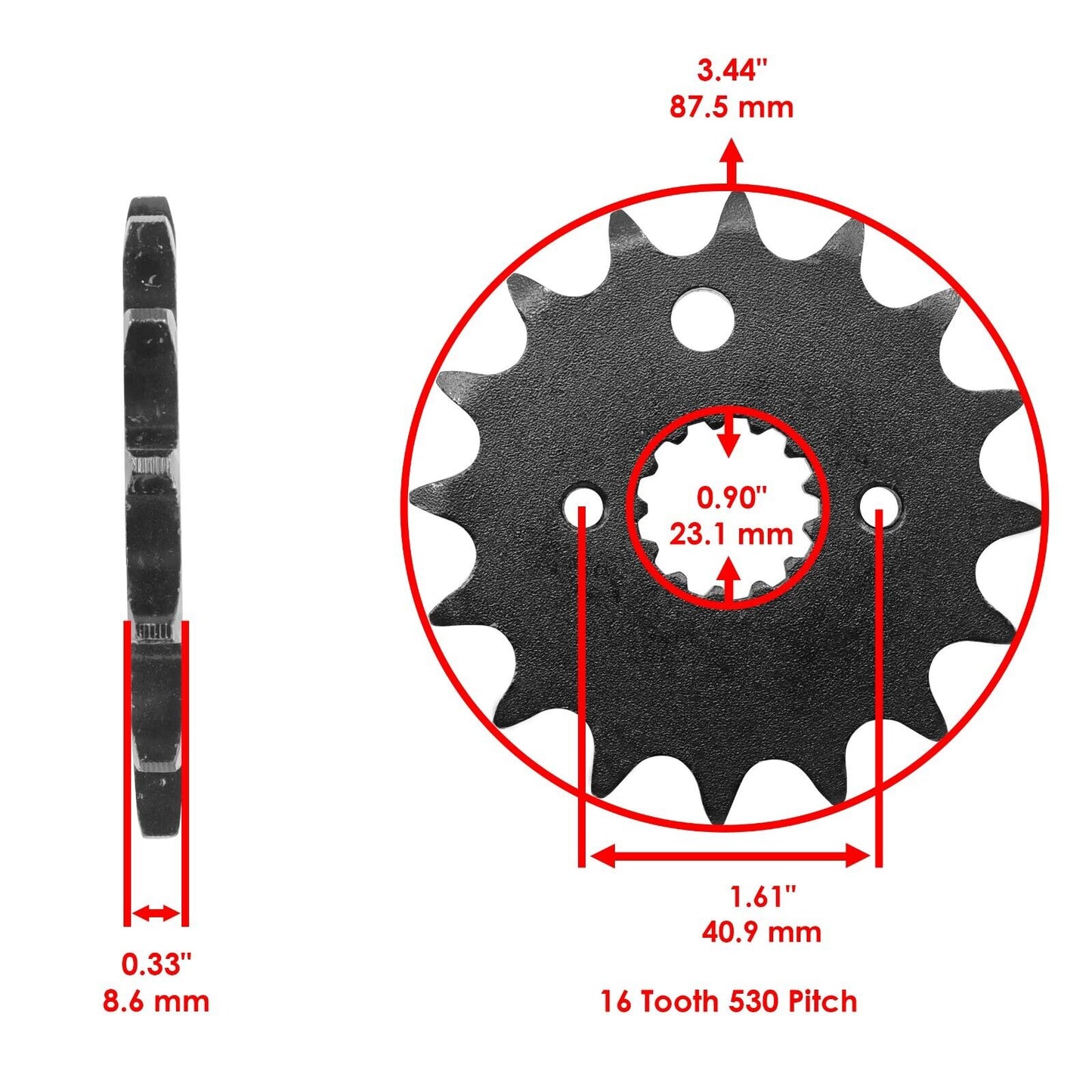 Drive Chain & Sprocket Kit Fits KAWASAKI ZX600E Ninja ZX-6 1993 1994 1995-2002