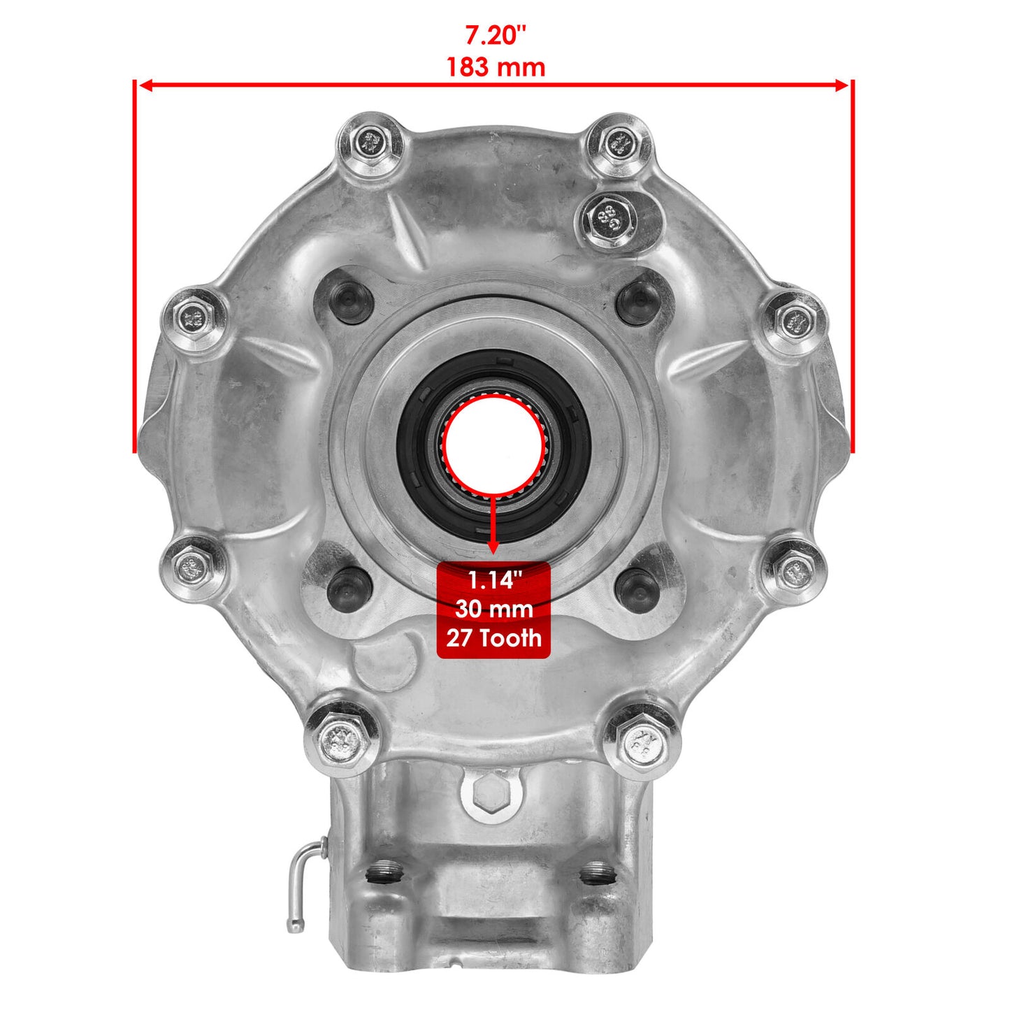 Caltric Rear Differential For Honda Rancher 350 TRX350TM 2x4 S 2000-2006