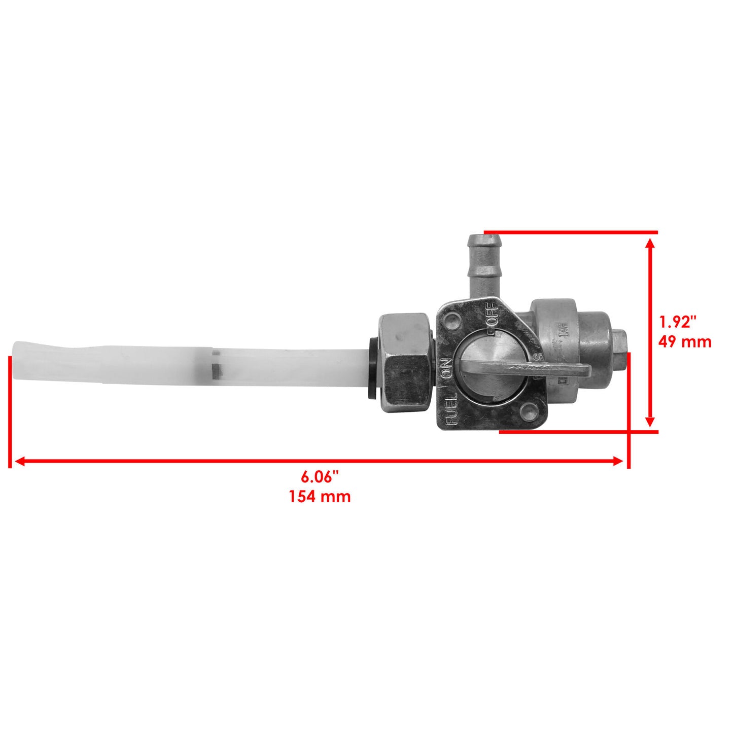 Caltric Fuel Tank Petcock for Honda Big Red ATC250ES/ATC250SX 1985-1987