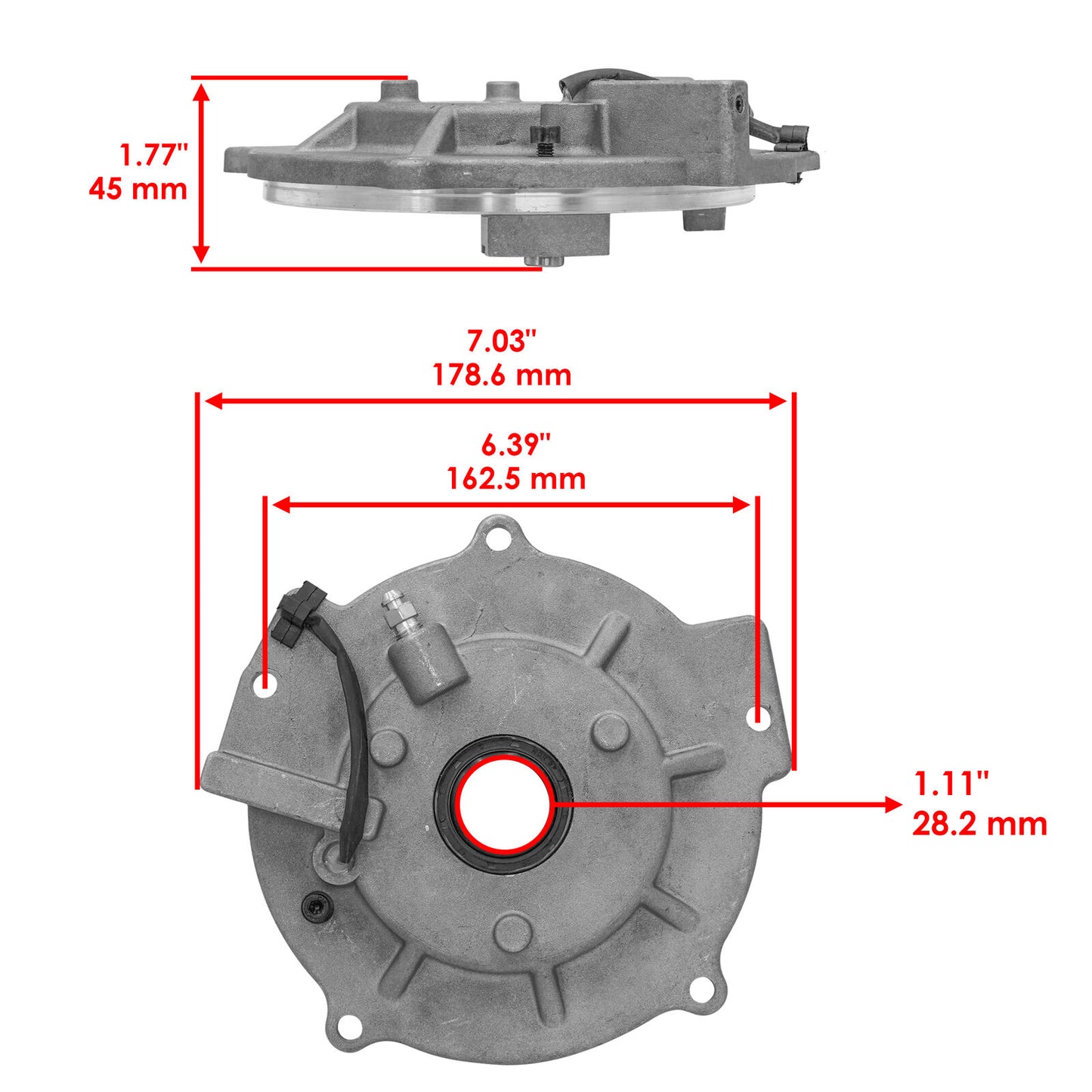 Front Differential Output Cover For Polaris Sportsman 500 HO 07-10 Forest 11-14