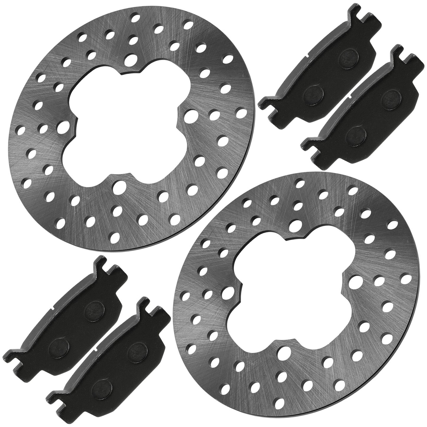 Front Left & Right Brake Disc w/Pads Honda Foreman Rubicon TRX500FA 2005-2006