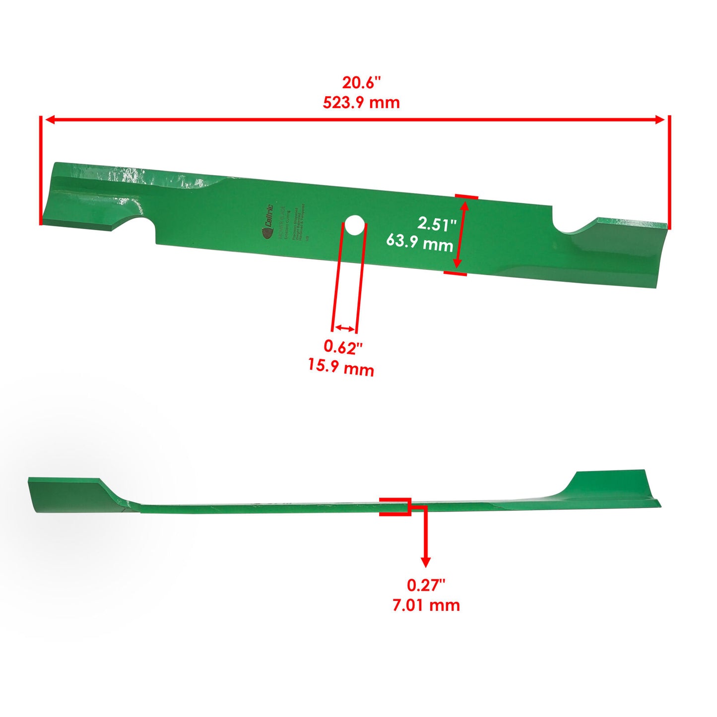 103-2530 603992 038-2007-00 60" Deck High Lift Blade For Hustler Exmark Toro