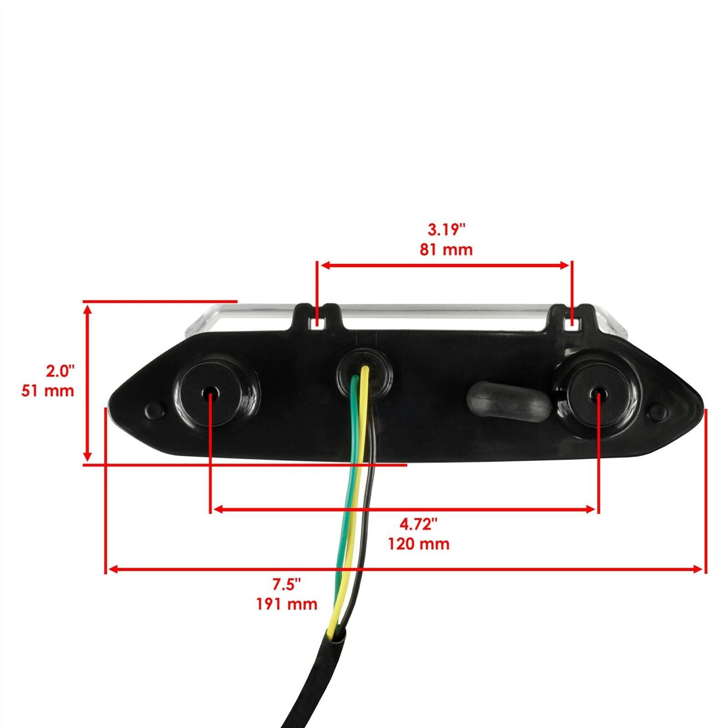 LED Taillight Assembly for Yamaha YFZ450 YFZ450SE YFZ450SP SE 2006-2008