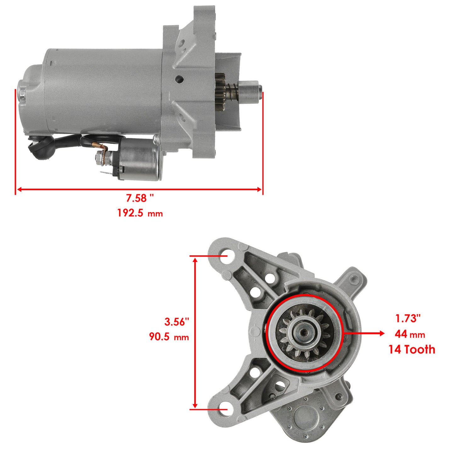 Starter for Honda Engine GX360K1 DD / GX360K1 DD/A / GX360K1 DD2 / 31200-ZA0-921