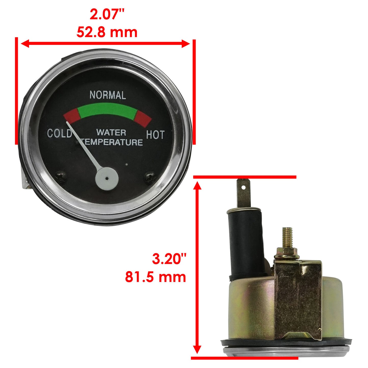 180727M92 180727M93 1078125M91 Water Temperature Gauge For Massey Ferguson