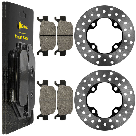 Front Left & Right Brake Disc w/ Pads Honda FourTrax Foreman TRX500TM 2005-2006