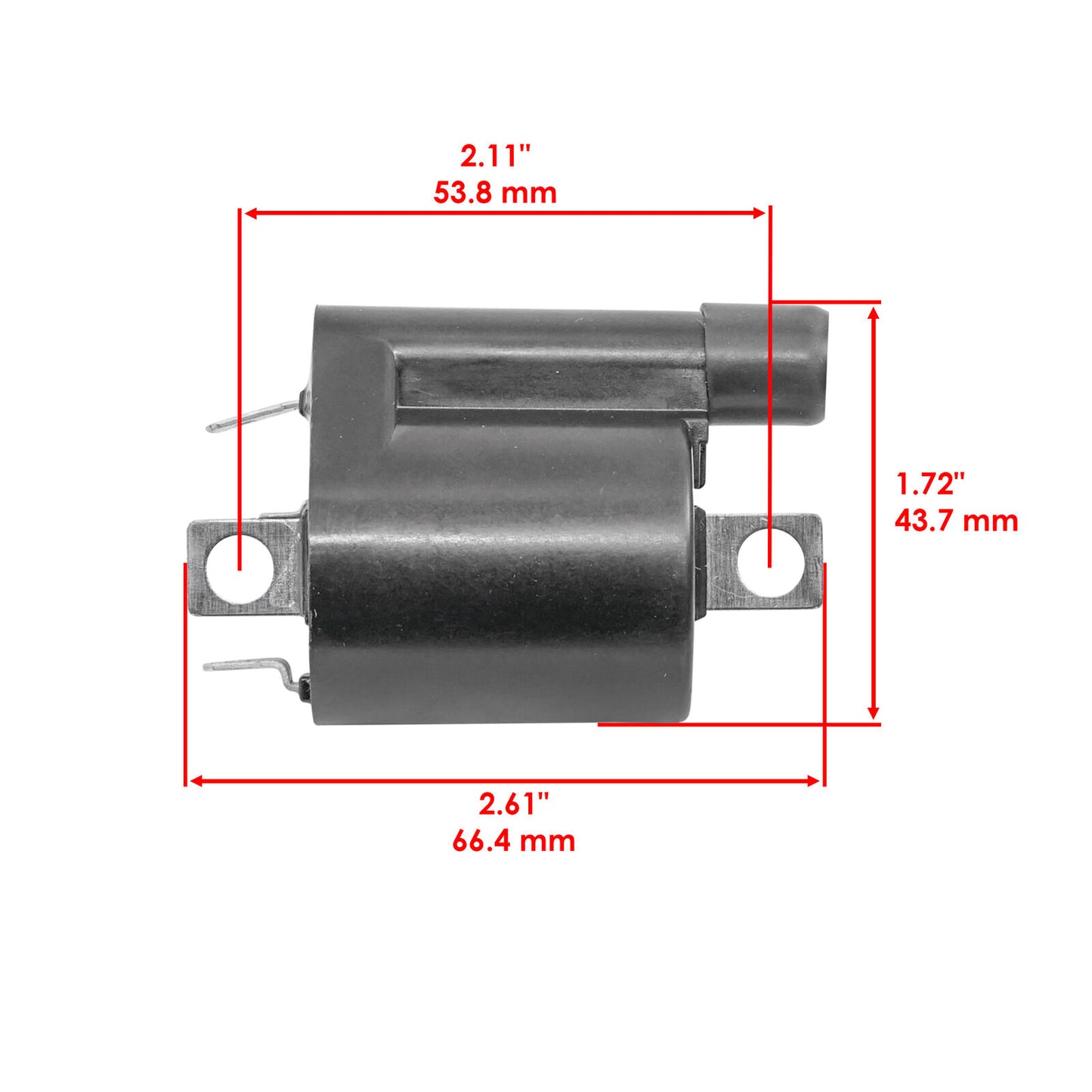 Caltric Ignition Coil for Yamaha Rhino 700 YXR700F FI 2008-2009 2011-2012