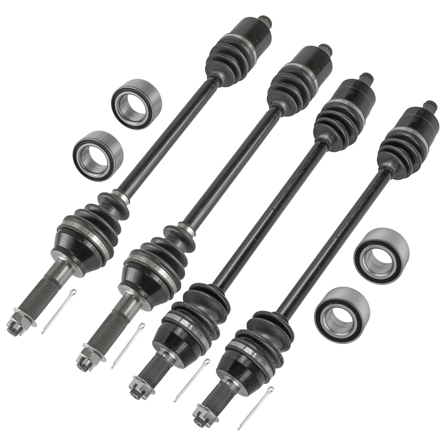 1332814 Front And Rear CV Joint Axles W/Bearings For Polaris Ranger XP 800 2012