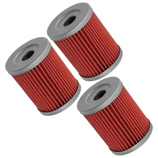 Oil Filter for Suzuki LTF250 LT-F250 Ozark 2002-2014 3-Pack