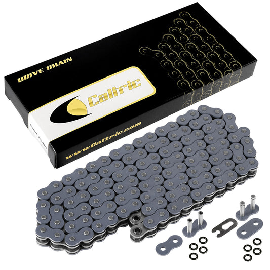 520 X 120 Links Motorcycle Atv Dark Grey O-Ring Drive Chain 520-Pitch 120-Links