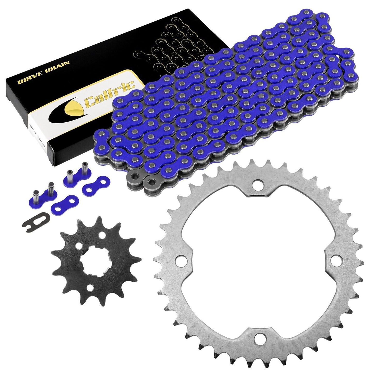 Blue Drive Chain And Sprockets Kit for Yamaha Raptor 350 YFM350R 2004-2013