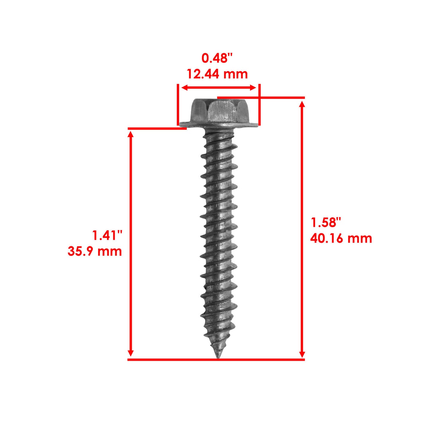 Clutch Cover Screw Bolts for Polaris RZR Ranger 500 570 900 1000 M6 x 35 Qty 8