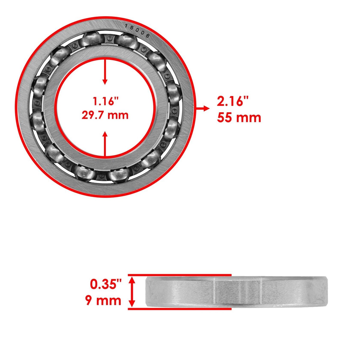 Front Differential Bearing & Seal Kit For Polaris Sportsman 500 HO 2011-2012