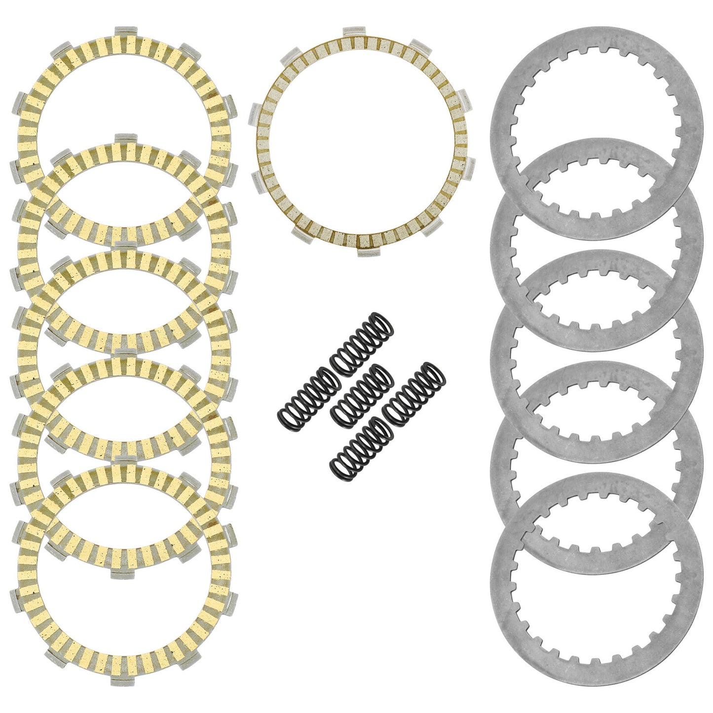 Caltric Clutch Friction Steel Plates and Springs Kit for Honda CRF250F 2019-2023