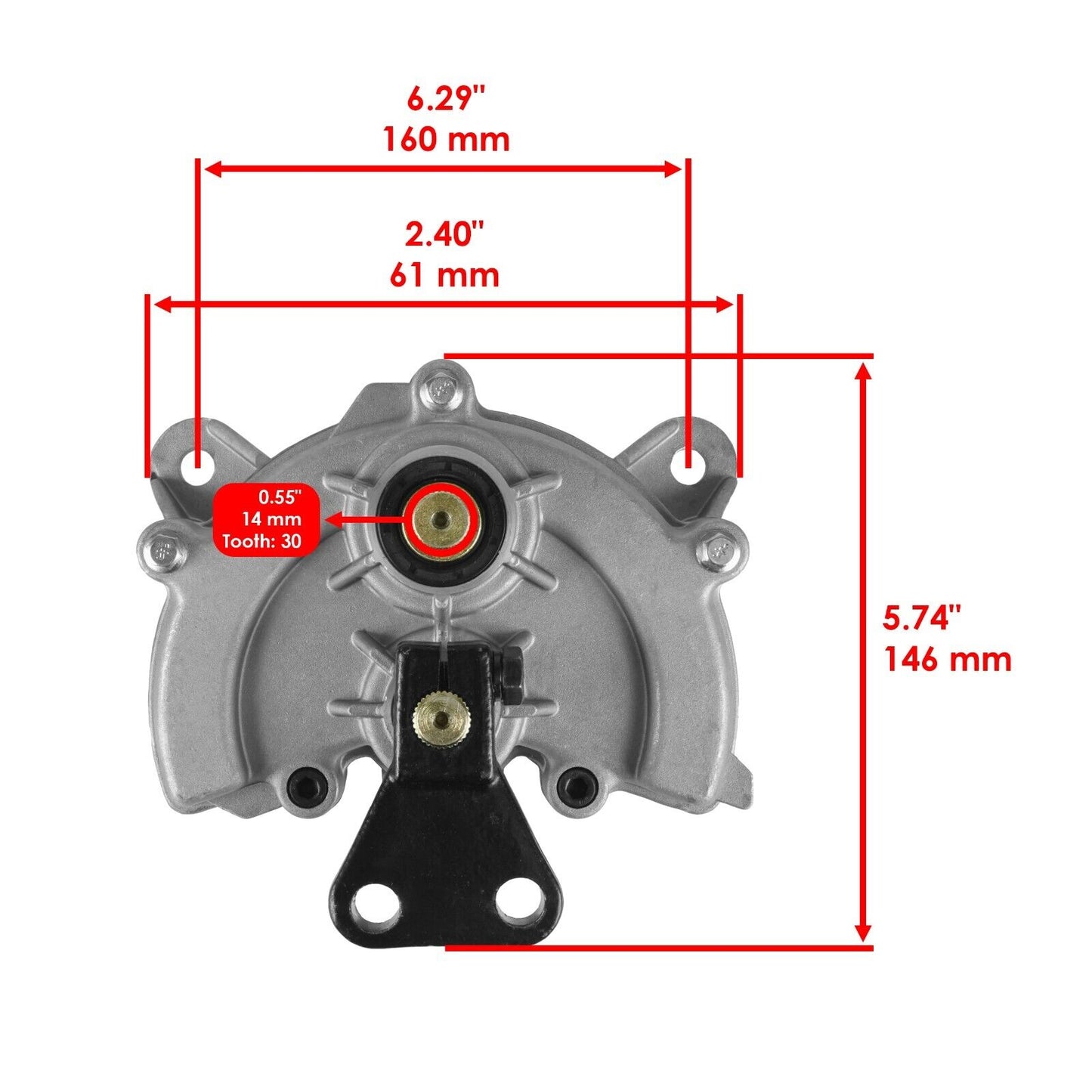 Caltric Steering Gear Box Assembly for Polaris RZR 170 2009-2012 / 0454278