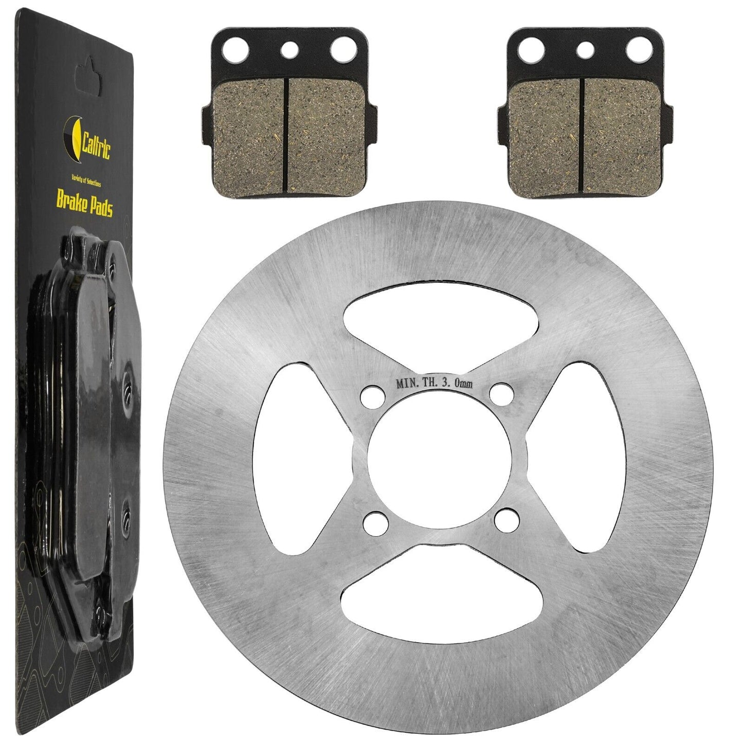 Rear Wheel Brake Disc Rotor w/ Brake Pad fits Yamaha YFZ450 2004 2005