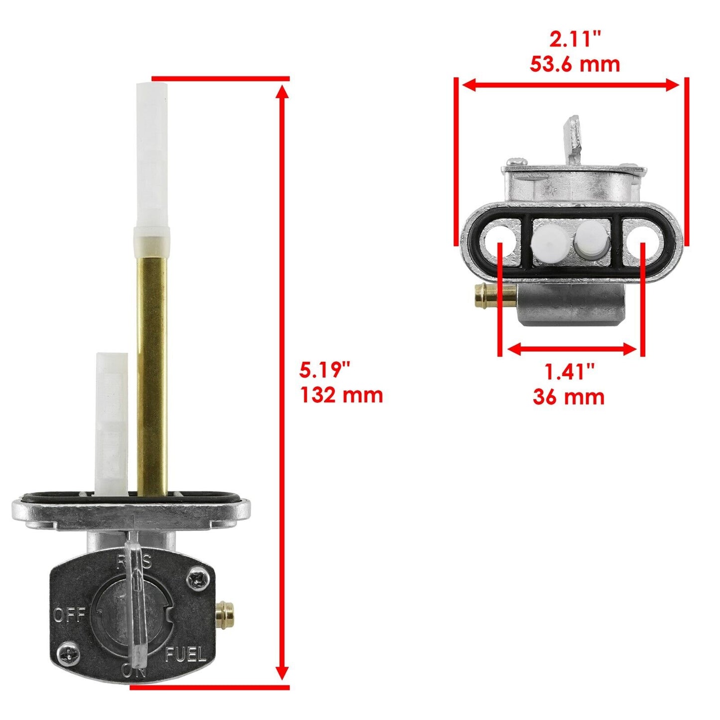 Fuel Valve Petcock for Yamaha Banshee YFZ350 1987 1988 1989 1990 1991-2006