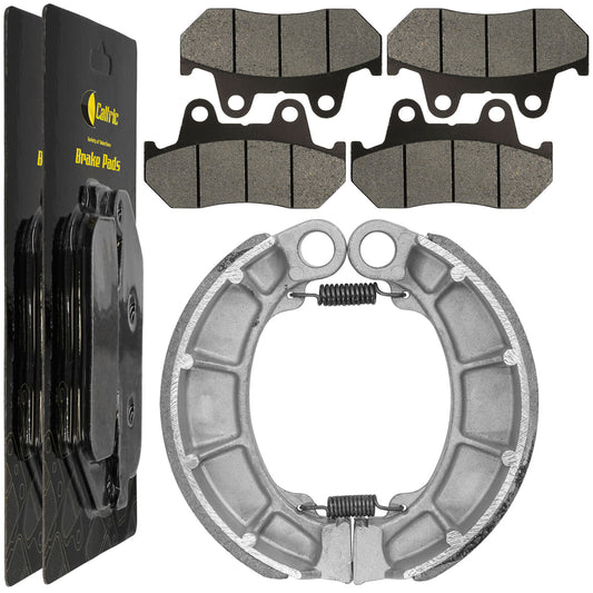 Front Brake Pads & Rear Brake Shoes for Honda CB650Sc Nighthawk 650 1983-1985