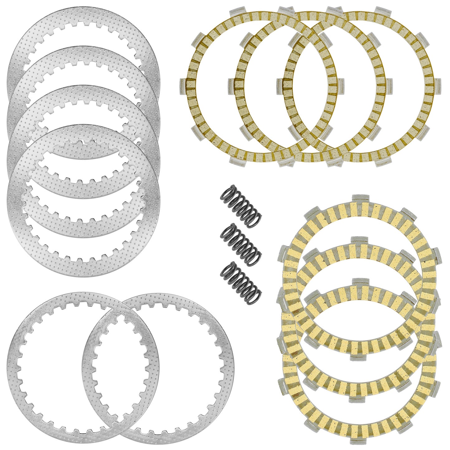 Caltric 22210-MKN-305 Clutch Plates Springs Kit for Honda CB650R CBR650R NC750X