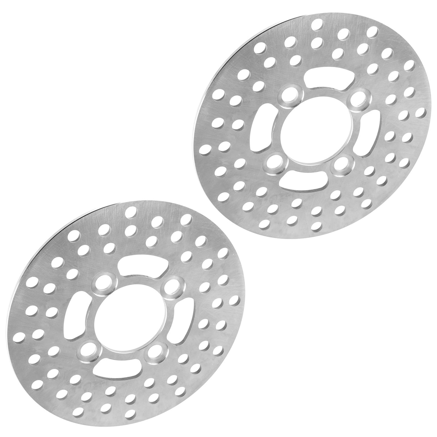 Two Front Wheel Brake Disc Rotor for Yamaha Bear Tracker 250 YFM250X 2X4 2001-04