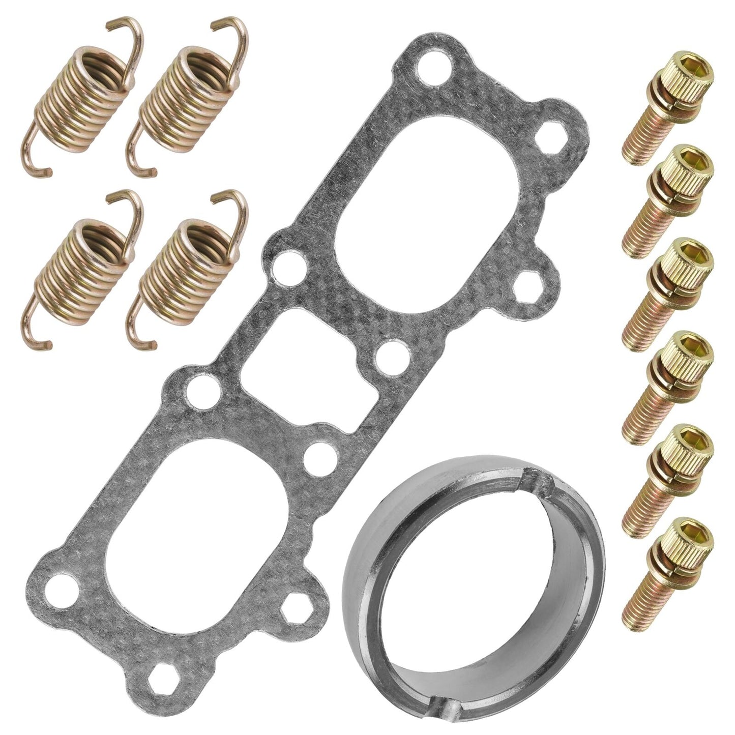 Exhaust Muffler Gasket Seal Spring Kit For Polaris RZR XP / RZR XP 4 1000 / 2014