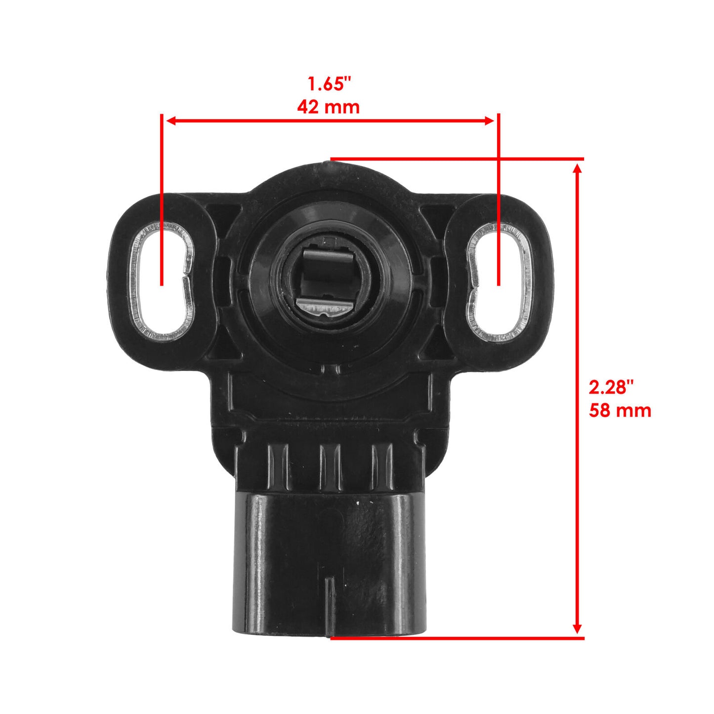 Throttle Sensor Length-58mm Width-42mm for Yamaha Grizzly 550 FI 2009 2010-2014