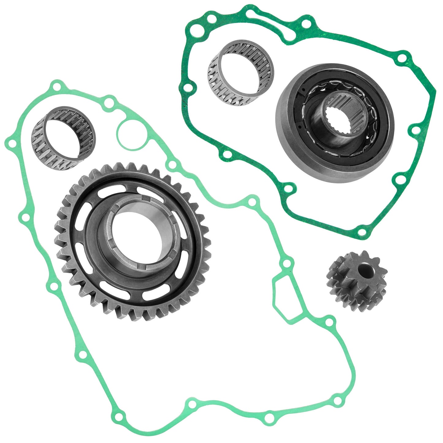 Starter Clutch & Driven Gear Reduction Gear W/Gasket for Honda TRX450ER 2006-14