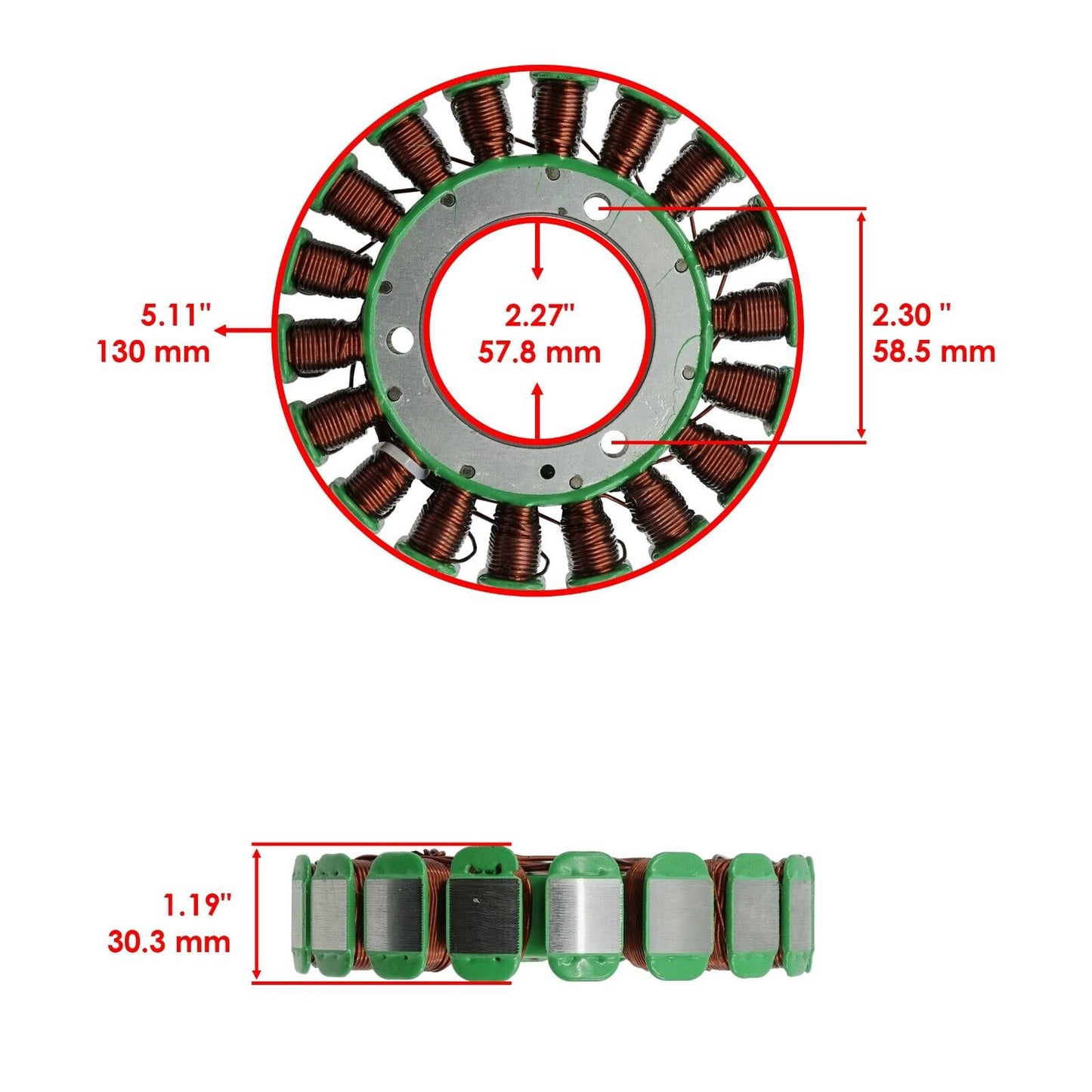 Stator & Regulator Rectifier for Yamaha V-Star 1100 XVS1100 Silverado 2003-2009