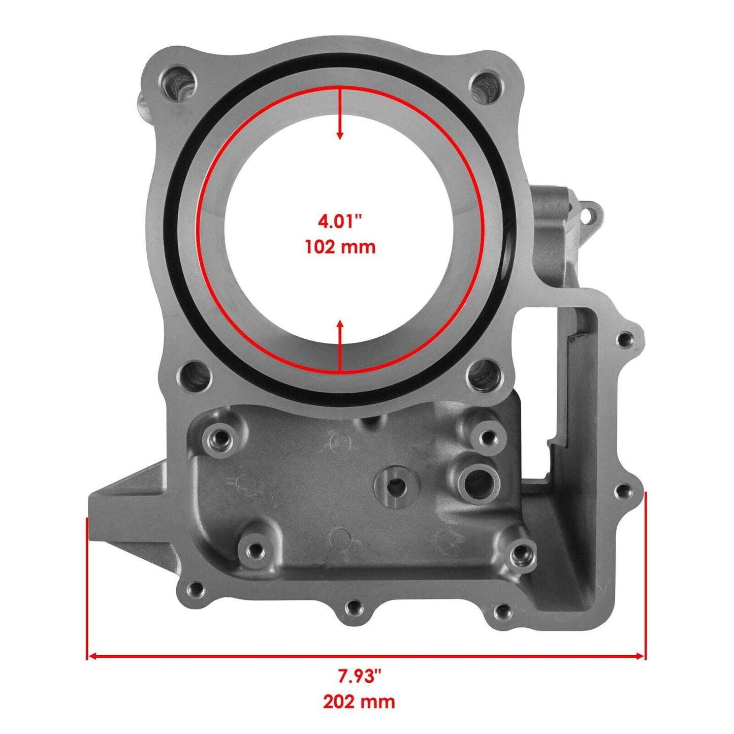 Cylinder Kit w/ Piston & Gaskets For Honda Big Red MUV700 2009-2013