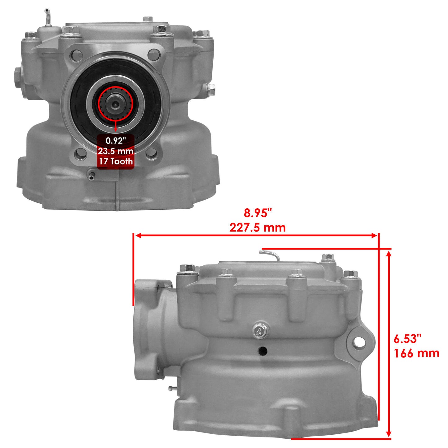 Caltric Rear Differential For Honda Sportrax 250 TRX250EX 2001-07 41300-HN6-010