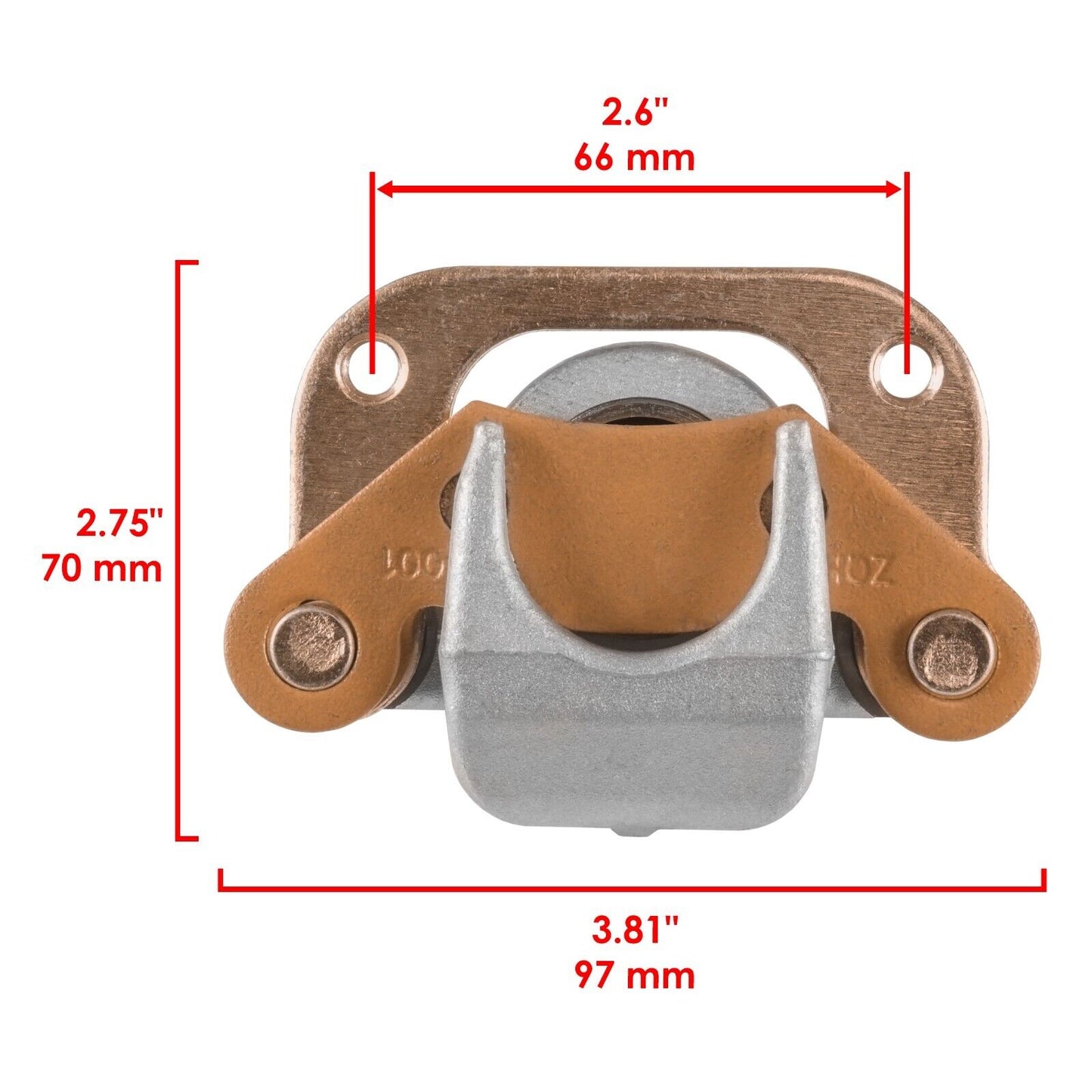 Brake Caliper w/ Pad & Line for Polaris Xpedition 325 2000 1910061 Front Left