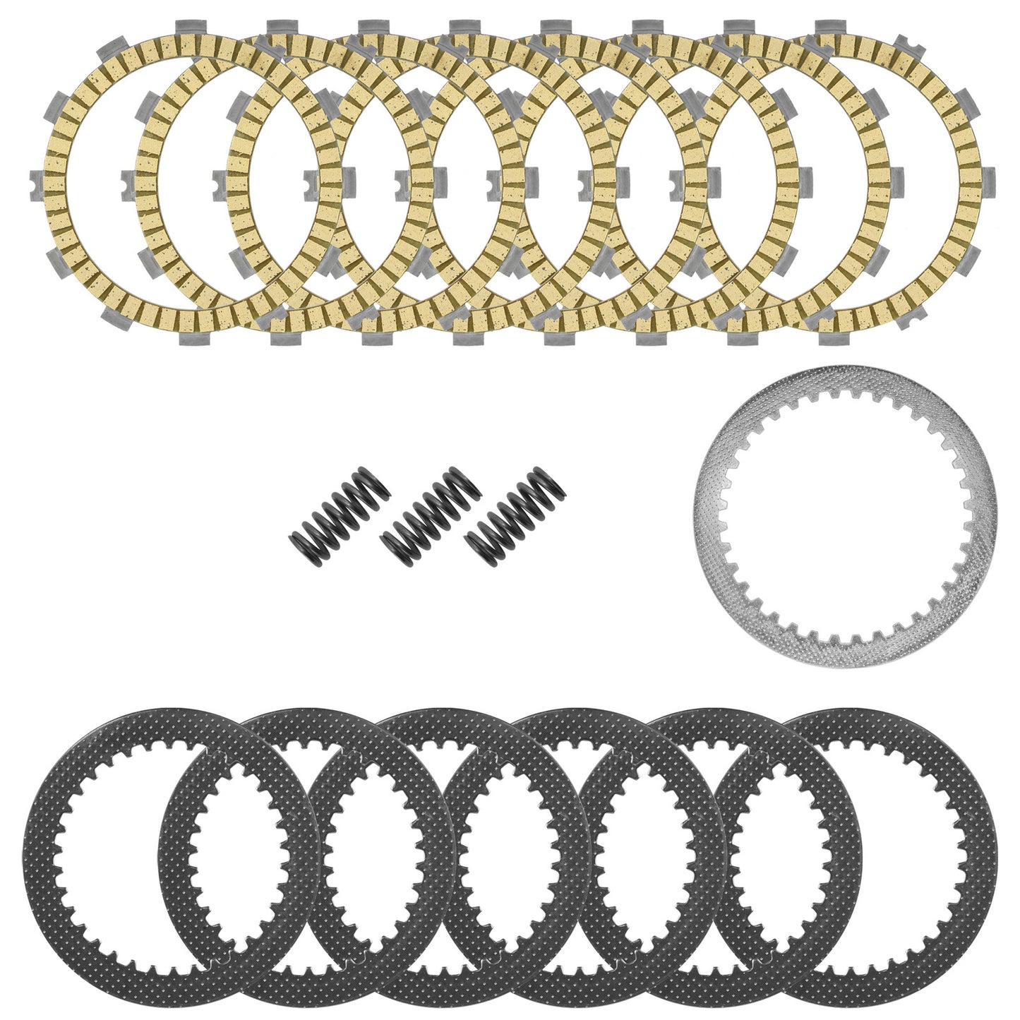 Caltric 22210-MKS-305 Clutch Plates Kit for Honda CRF1100A Africa Twin 2020-2023