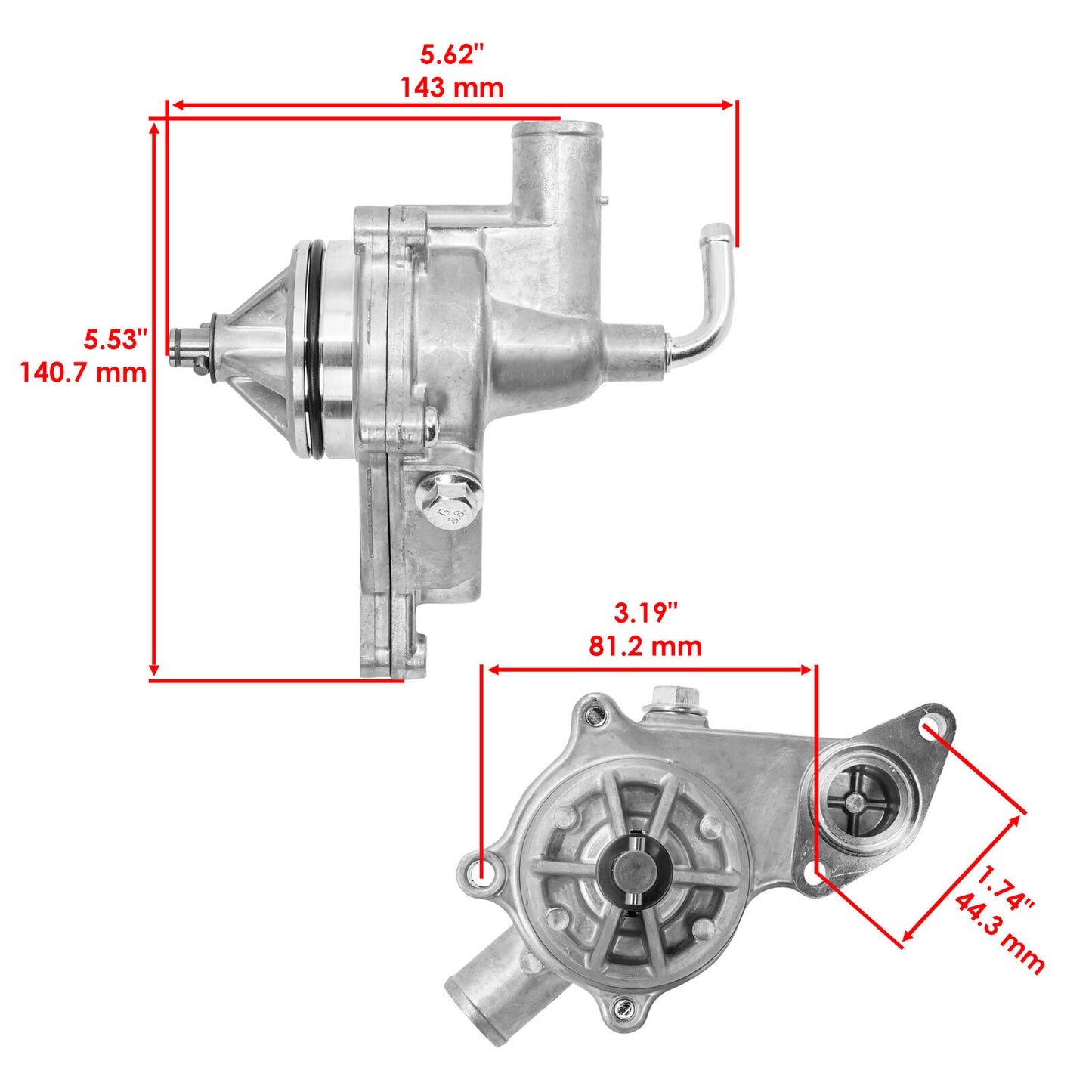 Water Pump For Suzuki KingQuad LT-A750XZL LT-A750XL LT-A750XPL LT-A750XPZL 11-17