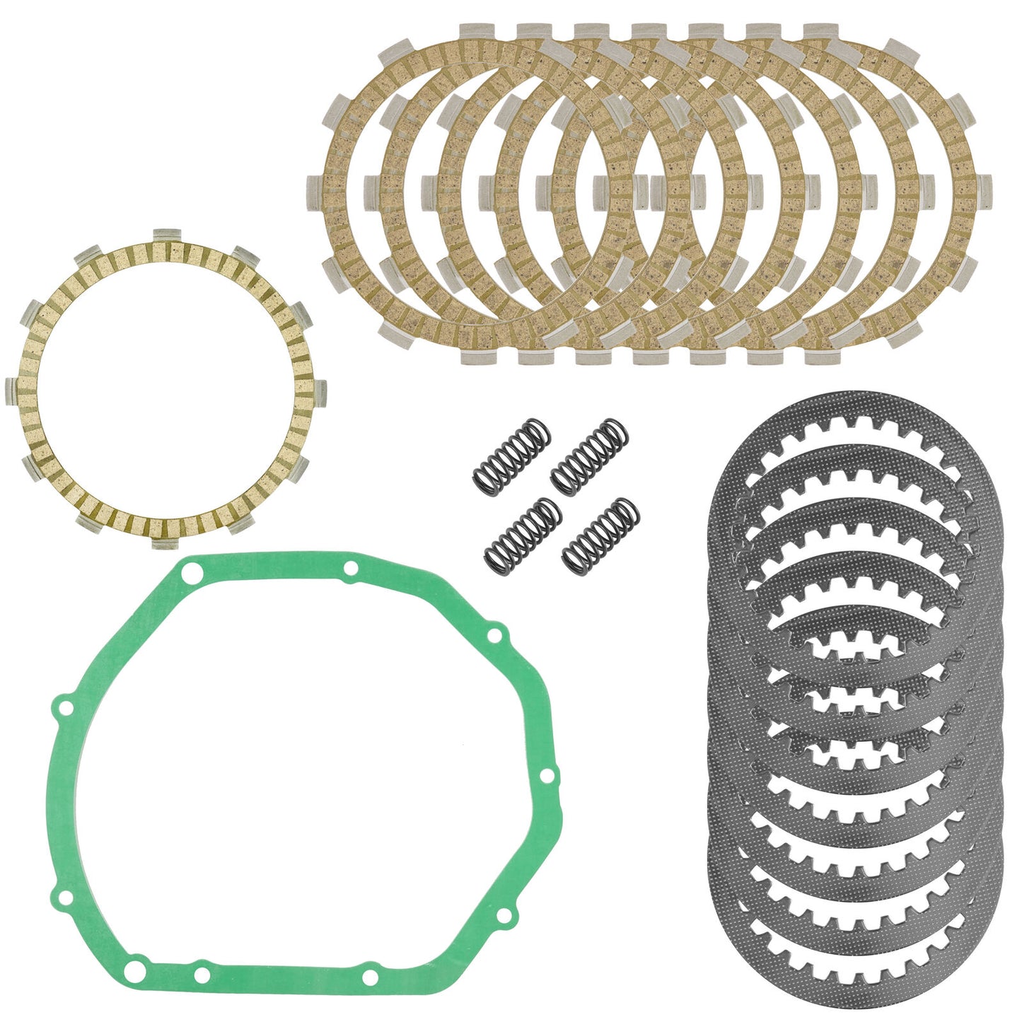 Clutch Friction Plates Spring and Gasket Kit for Suzuki Katana 750 GSX750F 98-04