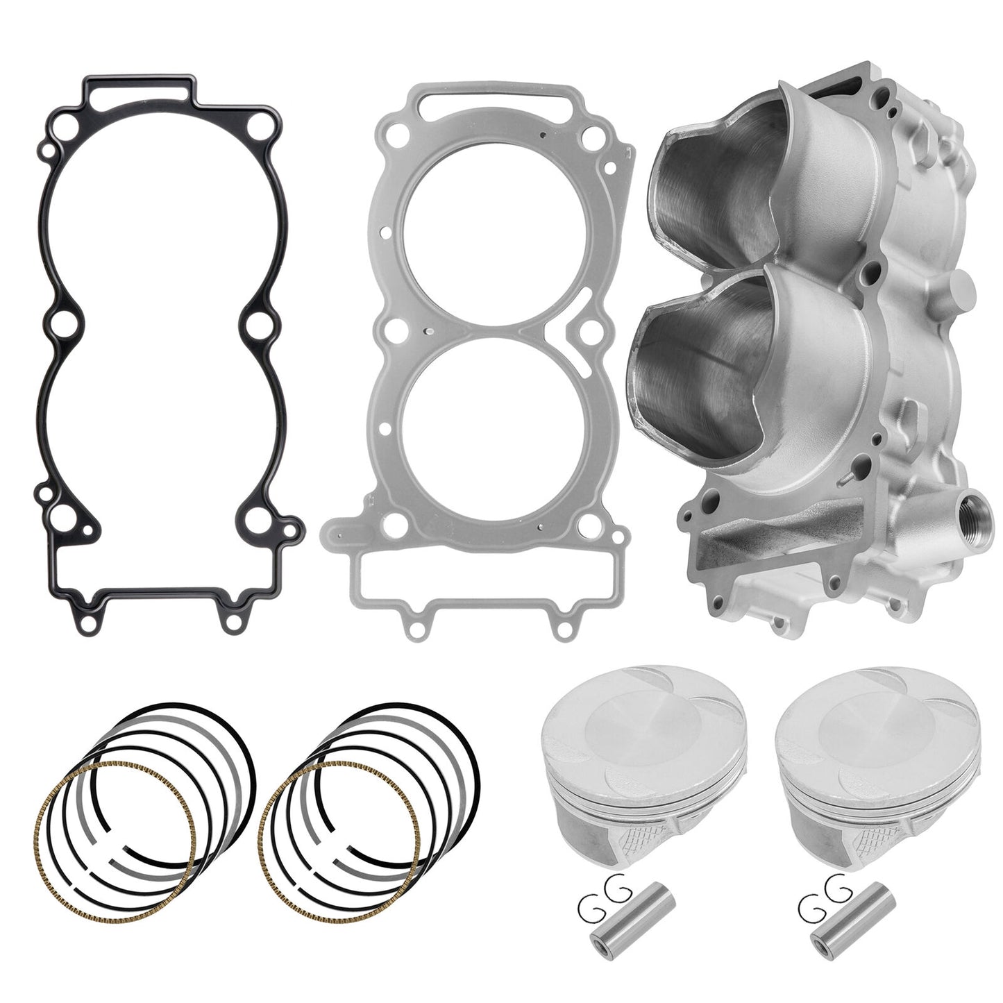 Caltric Cylinder Piston Ring Gasket Kit For Polaris Ranger Crew 900 2014-2016